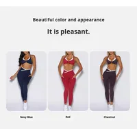 Vêtements de sport de yoga pour femmes de haute qualité, design personnalisé, confortables et portables, multicolores