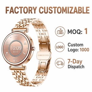 Montre connectée pour femmes 2026 avec écran TFT, rappel de messages, appels Bluetooth, étanche, fréquence cardiaque, montres intelligentes personnalisées, vente en gros directe d'usine - Product Image 1