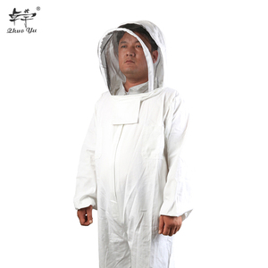 Nuevos trajes de <span class=keywords><strong>apicultura</strong></span> de algodón en ropa de apicultor marrón o blanco - Product Image 6