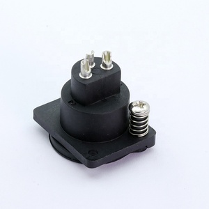 Nhựa XLR kết nối, 3pin XLR nữ Jack Bảng điều chỉnh gắn kết nối âm thanh jack loa cắm với bụi - Product Image 6