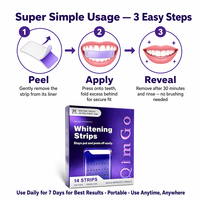 Bandes blanchissantes pour les dents, kit blanchissant violet, 21 traitements, bandes blanchissantes douces et sûres pour l'émail, soins dentaires pour usage domestique
