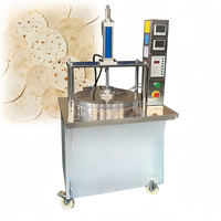 Machine électrique commerciale de presse de crêpe de feuille ronde cuite de maïs de roti de tortilla mexicaine de chapait de crêpe