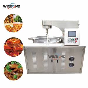 Marmite planétaire à agitation automatique pour sauce au <span class=keywords><strong>boeuf</strong></span> épicée, petite machine de cuisson d'assaisonnement au gaz - Product Image 1