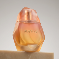 Flacon de parfum vide au style unique, design personnalisé unique en son genre, flacon en verre avec bouchon en bois/zamac, logo personnalisé, fabrication en usine
