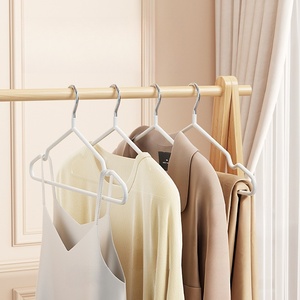 Wholesale Clothes <b>Hanger</b> Custom Coat <b>Hangers</b> Wholesale Cheap Ultra Thin Glossy for Shirt Color - Product Image 4