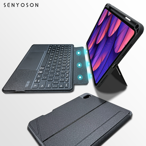 SYX <span class=keywords><strong>เคส</strong></span>คีย์บอร์ดไร้สายแบบแม่เหล็ก, สำหรับ <span class=keywords><strong>iPad</strong></span> Air 13 2024 12.9นิ้วพร้อมทัชแพด - Product Image 1