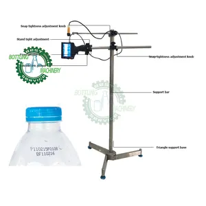 Impresora Manual de código de barras, Cartucho colorido de mano, con fecha, codificación de código de barras, bolsa, bolsita, tapa, botella de 5 galones