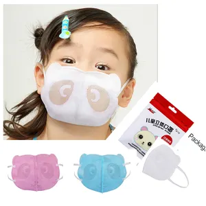 Çocuklar Panda OEM ve ODM tek kullanımlık yüz kalkanı iyi anti-sis çocuk toz ağız yüz maskesi