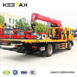 <span class=keywords><strong>Precio</strong></span> de Fábrica, Camión de Remolque Dongfeng 4x2 de 5 Toneladas, Camión de <span class=keywords><strong>Plataforma</strong></span> <span class=keywords><strong>con</strong></span> Grúa, 6 Ruedas, Cabina Sencilla, Camión de Asistencia en Carretera - Product Image 5