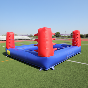 WINSUN <b>Inflatable</b> Wrestling Ring Sports Arena-PVC Fireproof Waterproof Easy Setup for Outdoor Events - Product Image 1