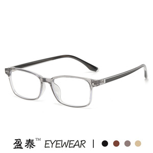 แว่นตา Yingtai TR90 กรอบสี่เหลี่ยม ป้องกันแสงสีฟ้า เลนส์ใสเต็มกรอบ สำหรับผู้ชายและผู้หญิง ใช้กับคอมพิวเตอร์ - Product Image 3