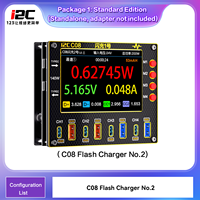 I2C C08 Multimeter Digital Presisi Tinggi Pengukur Tegangan, Resistansi, Kapasitansi, Dioda, dan Daya untuk Perbaikan Ponsel, Meter Arus