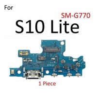Puerto de Carga Original para Samsung Galaxy S10 Lite G770, Placa de Carga USB, Conector de Base PCB, Cable Flexible de Repuesto
