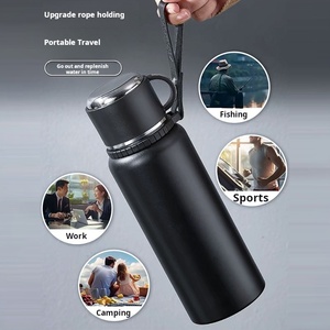 Bouteille d'eau personnalisée portable de grande capacité en acier inoxydable isolée pour le sport et les affaires - Product Image 3