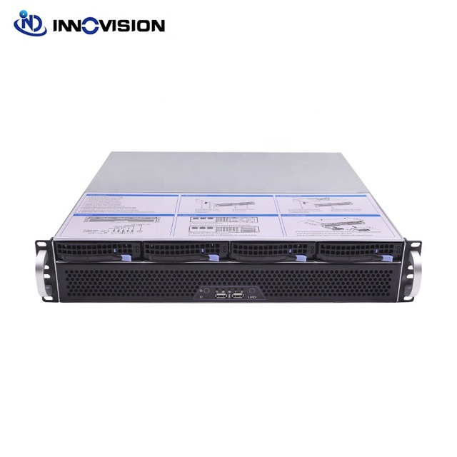 Flexible Ultra Short 2U Mini case L400mm 4bays Hotswap 2U Storage Rack Server Chassis for Nvr/nas