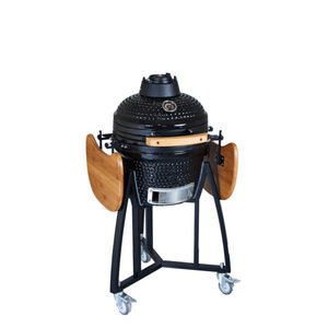 Barbecue Kamado AUPLEX 16 pouces, portable, en céramique, au charbon de <span class=keywords><strong>bois</strong></span>, pour fumer, pour le camping en plein air, le jardin, <span class=keywords><strong>four</strong></span> à viande en acier inoxydable - Product Image 5