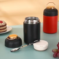 Botol makanan bayi Stainless Steel 500ML, termos Stainless Steel terisolasi vakum kualitas tinggi, wadah makanan bayi dengan kustom