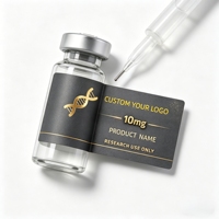 Autocollants personnalisés pour peptides cliniques pour la gestion du poids, flacons de santé de 2 ml, 5 ml, 10 ml