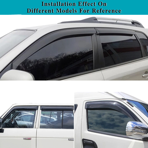 Déflecteur de vitre latérale de voiture Weathershield pour CADILLAC <span class=keywords><strong>ESCALADE</strong></span> 2021-2025 GMT1UL, protection contre le soleil et <span class=keywords><strong>la</strong></span> pluie, fixation par ruban adhésif extérieur - Product Image 6