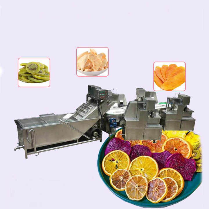 Automatic Dried Fruit and Vegetable Production Line Dehydrated Dry ...