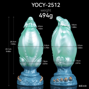 Jinlin Drake Fantasy Dragon Inflatable <b>Silicone</b> Dildo with Strong Suction Cup Multi Purpose Design for Women and Anal Play - Product Image 6
