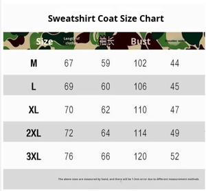<span class=keywords><strong>Sudadera</strong></span> con Capucha Bapees <span class=keywords><strong>Shark</strong></span> 2026 para Hombre, con Logotipo Personalizado, Cierre Completo, Camuflaje, Algodón y Poliéster, <span class=keywords><strong>Sudadera</strong></span> Estampada para Hombre - Product Image 6