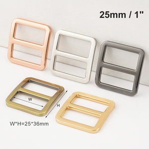 25 38 51mm 트라이 글라이드 버클 1인치 금속 합금 조절식 슬라이더 버클 1인치 1.5인치 2인치 가방 스트랩 및 백팩용 조절 슬라이더 버클 - Product Image 5