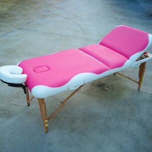 Tempat tidur pijat lipat portabel desain Modern, tempat tidur kecantikan penggunaan di rumah tradisional Tiongkok obat moksibusi tulang - Product Image 5