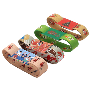 Logotipo personalizado Hotel Control DE ACCESO Festival de música Fiesta Evento Tela impermeable Tejido NFC Chip Pulsera Elástica <span class=keywords><strong>RFID</strong></span> NFC Pulsera - Product Image 4