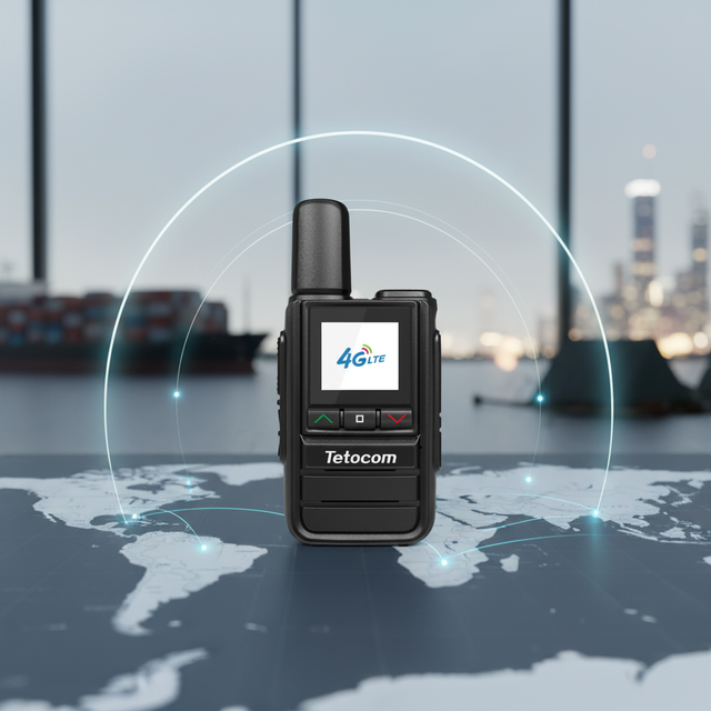 Tetocom K79B 4G POC-Ultra-Compact 166g 2500mAh Battery IP56/IPX5 Water Resistant Unlimited Range Global Coverage 600 Groups