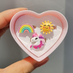 女孩生日礼物儿童戒指公主可爱卡通饰品套装 - Product Image 3