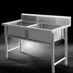 Neues Design 2 In 1 Edelstahl-Küchenspüle Küchenspüle Edelstahl-Schublade mit