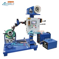Manipulador de soldadura TIG automático con plato giratorio de posicionamiento, orificio pasante de 170 mm, carrera de 600 mm, para soldadura de costura circular de bridas de tuberías
