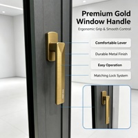 Ventana Abatible Vertical de Aluminio con Triple Vidrio Aislante, con Malla de Acero Inoxidable y Diseño Minimalista