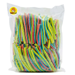 Bonbons en gros bon marché, bandes de bonbons gélifiés acidulés, bâtonnets de bonbons gélifiés, bonbons halal, bonbons à la réglisse moelleux, vente en gros - Product Image 1