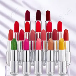 Lápiz labial mágico de larga duración, etiqueta privada que cambia de Color, sin crueldad, Natural, ORGÁNICO, VEGANO