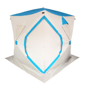 Tenda Memancing Pop-Up Portabel, Tempat Berlindung Es Portabel 2 Orang dengan Tas Pembawa dan Jangkar Es - Product Image 4