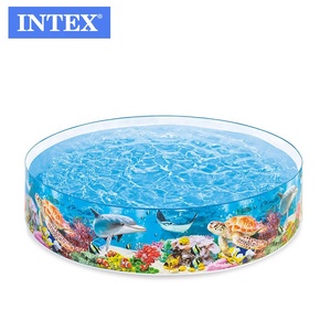 Intex hồ bơi 58472 <span class=keywords><strong>8ft</strong></span> x 18in sâu màu xanh biển snapset hồ bơi 244*46(cm) 17.17kg/CTN 4 cái/CTN Inflatable gia đình hồ bơi - Product Image 4