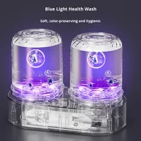 Petite machine à laver portable personnalisée alimentée par USB à double gobelet pour sous-vêtements, chaussettes, mini-gobelet à laver