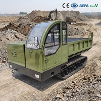 Camion benne sur chenilles de 5 tonnes avec bras d'excavatrice, benne hydraulique, pour l'exploitation minière, la construction de vergers, directement de l'usine