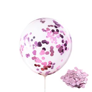 HLC RTS - Paquete de 100 Globos de Látex de 12 Pulgadas, Globos Bobo con Confeti, Globos Redondos de San Valentín con Lentejuelas, Globos para Fiestas de Cumpleaños - Product Image 3