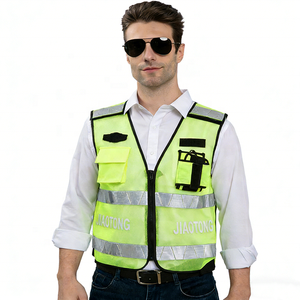 कस्टम लोगो निर्माण वर्दी काम करता है उच्च दृश्यता परावर्तक सुरक्षा जैकेट औद्योगिक सुरक्षा - Product Image 6