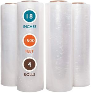 Pellicola Estensibile LLDPE Morbida e Impermeabile a Basso Prezzo di Fabbrica, Rotoli per Uso Manuale/Macchina, Pellicola Termoretraibile - Product Image 2