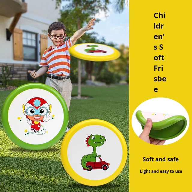 20cm Soft Foam Flying Disc Outdoor Toy for Kindergarten Kids Pet Leisure & Animal Training