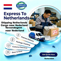 Service de livraison express UPS, logistique internationale vers l'aéroport d'Amsterdam, Schiphol, Pays-Bas, transit rapide