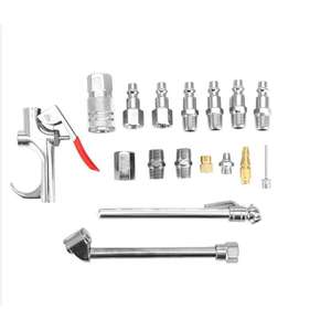 17-Piece American-Style Custom-Made Blow Gun Kit Quick <b>Connector</b> and Quick Coupler Pneumatic Coupling Set - Product Image 3