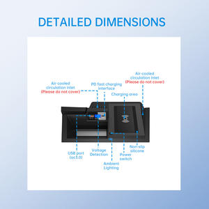 Cargador Inalámbrico Inteligente para Automóvil CARSOUL de 15 W con Carga Rápida y Función de Manos Libres para <span class=keywords><strong>Mazda</strong></span> CX-5 2017-2024 LHD - Product Image 4