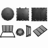 Grille de drainage en fonte classe de charge D400 pour camions et véhicules lourds