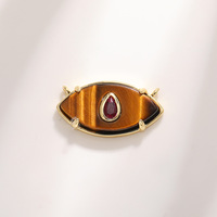 Collier Pendentif Délicat Personnalisé en Pierre Précieuse Sculptée à la Main, Motif Fleur, Cœur, Poisson, Tendance et Créatif, Vente en Gros Naturelle pour Femmes