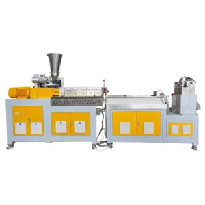 Twin-screw small filler modified color masterbatch water strand granulation production line